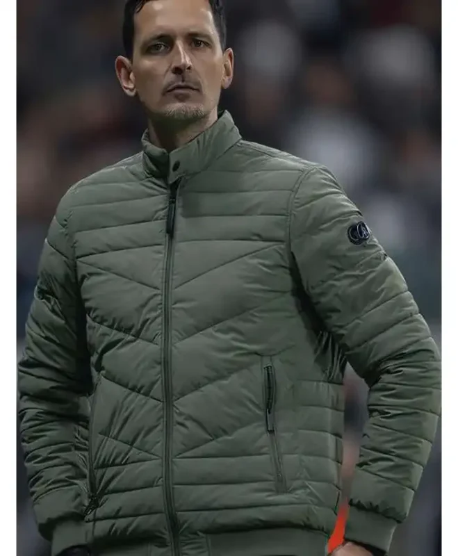 Dino Toppmoller Europa League Green Quilted Jacket