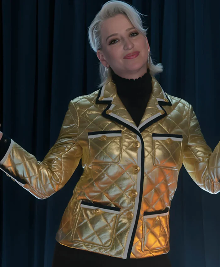 Dorinda Medley The Traitors US S04 Gold Quilted Jacket