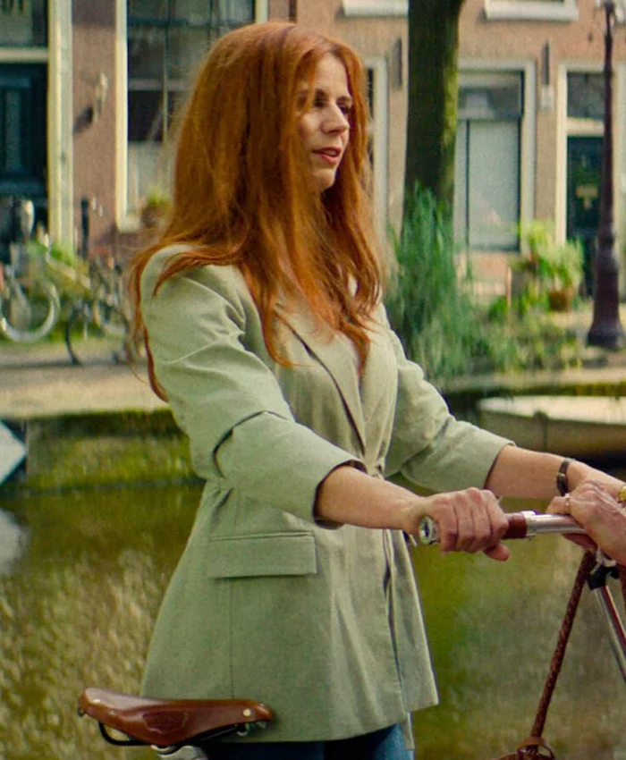 Elise Schaap Amsterdam Empire S01 Green Blazer