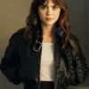 Emilia Jones Charlie Harper Leather Jacket For Sale