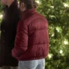 Emily Leung The Snow Must Go On Red Puffer Jacket For Sale