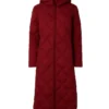 Emily Rose All Is Merry and Bright Maroon Quilted Coat For Sale