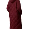 Emily Rose Film All Is Merry & Bright Jessica Hooded Quilted Long Zipper Coat