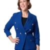 Erin Krakow Christmas Above the Clouds Blue Blazer For Sale