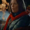 Erin Krakow Christmas Above the Clouds Green Puffer Jacket
