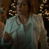 Erin Krakow Christmas Above the Clouds White Wool Coat