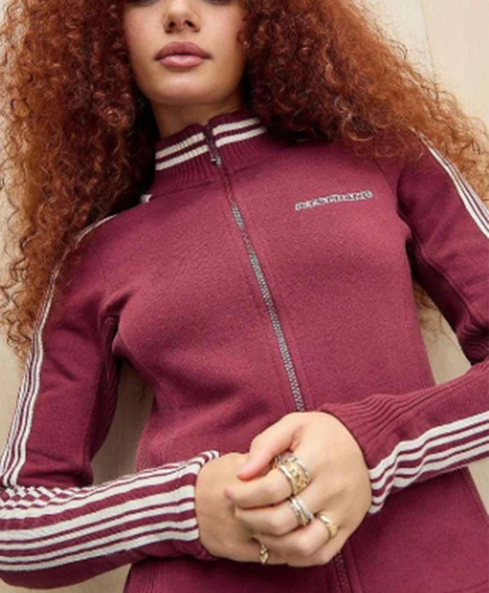 Gemma Daddy Issues S02 Striped Sleeve Track Jacket For Sale