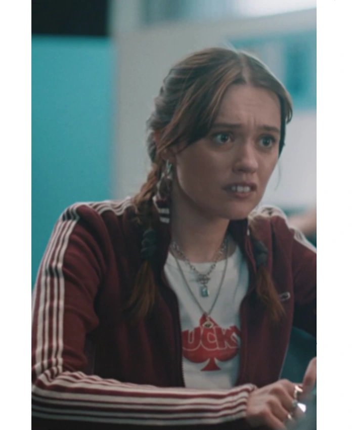 Gemma Daddy Issues S02 Striped Sleeve Track Jacket