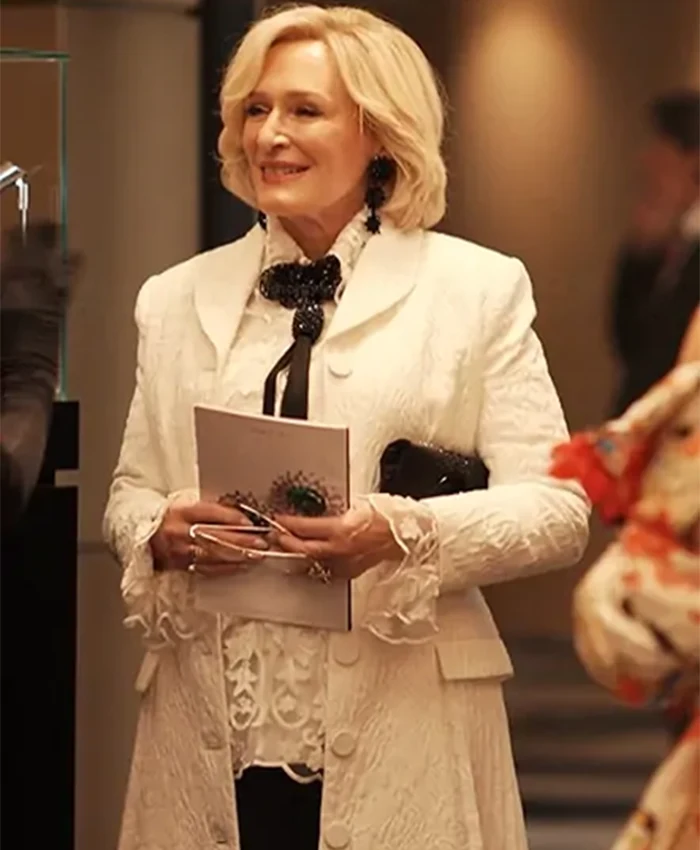 Glenn Close All is Fair S01 White Coat For Sale