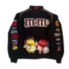 Grab the M&M NASCAR Black Racing Jacket Today and Stand Out at Every Event