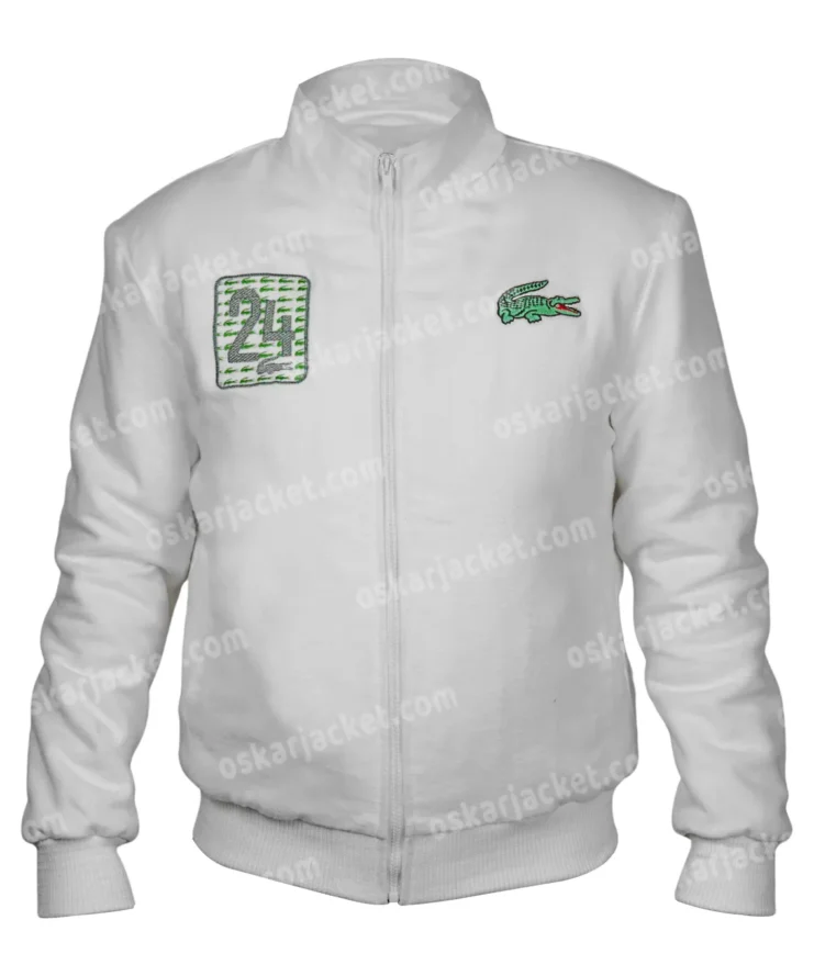 Grand Slam 24th Novak Djokovic White Jacket