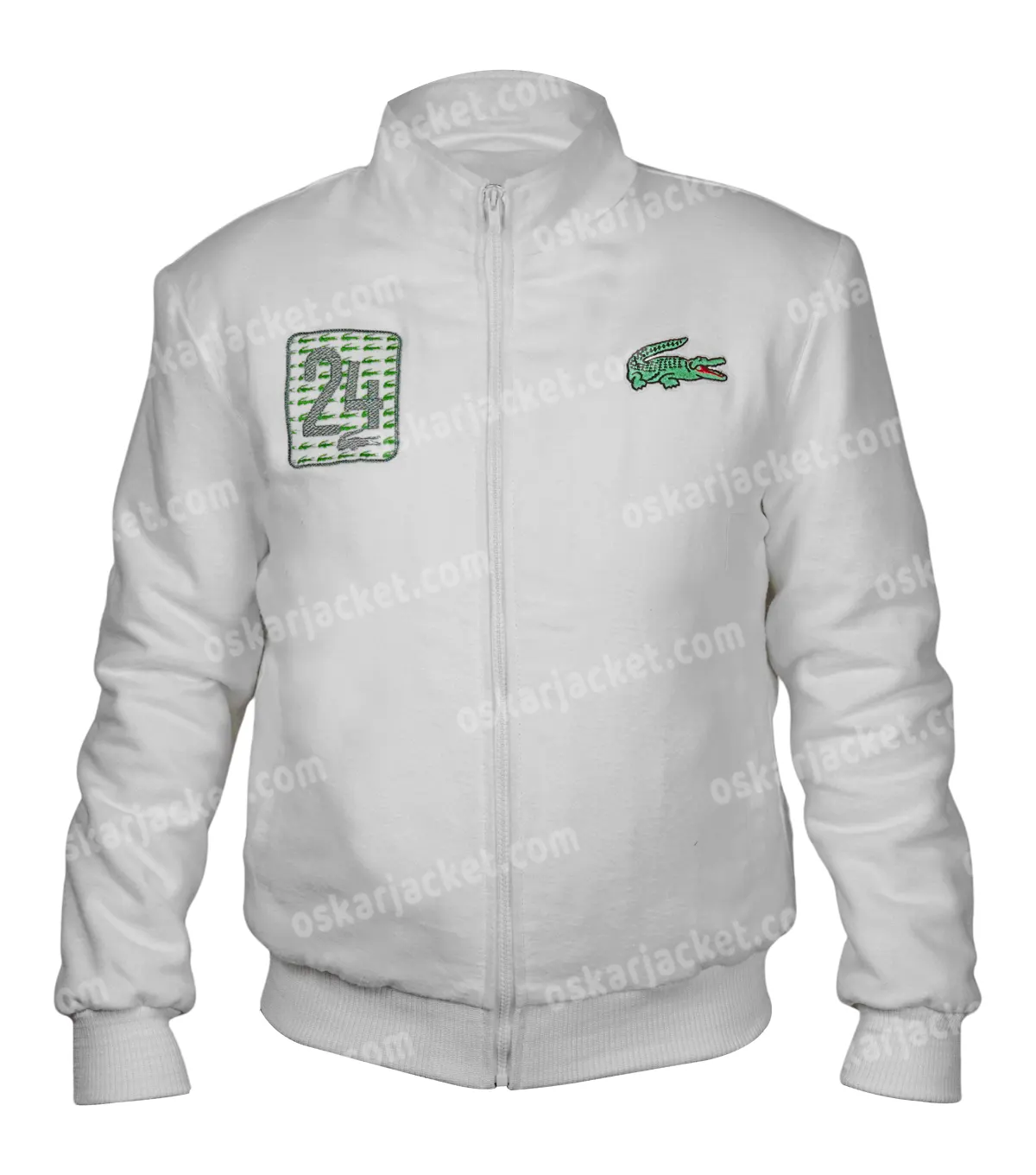Grand Slam 24th Novak Djokovic White Jacket
