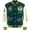 Green Bay Packers Aparecida Wool Varsity Jacket