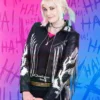 Harley Quinn Birds Of Prey Fringe Black Leather Jacket
