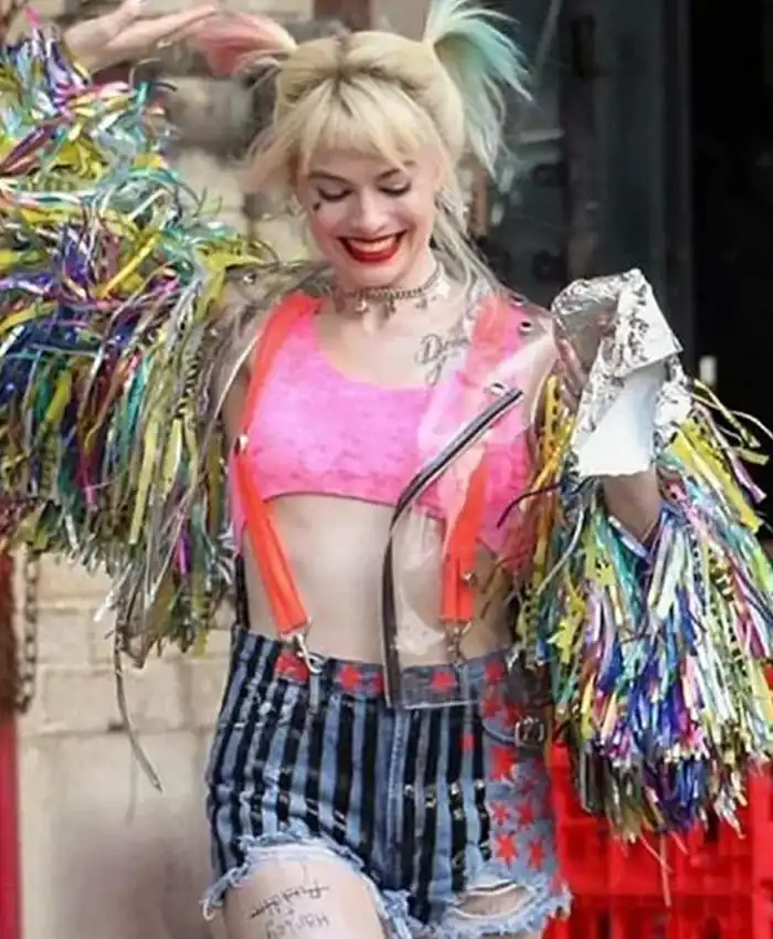 Harley Quinn Birds Of Prey PVC Material Jacket