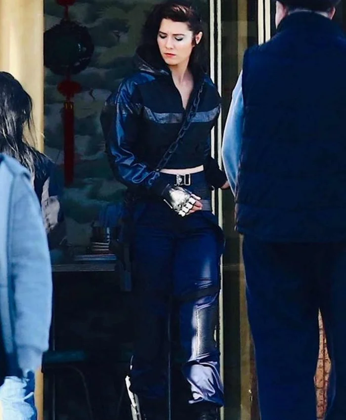 Huntress Birds Of Prey Cropped Jacket For Sale