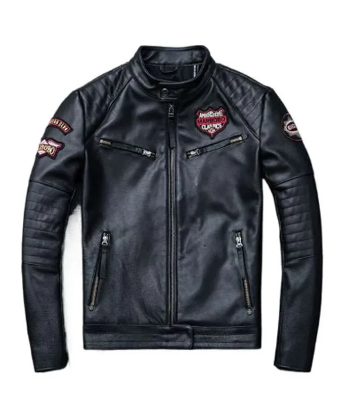 Indian Skull Leather Jacket For Sale