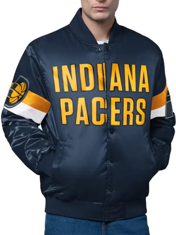 Indiana Pacers Triple Option Varsity Jacket
