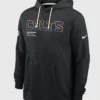 Indianapolis Colts 2025 Black Crucial Catch Pullover Hoodie For Sale