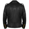 Jack White Detroit Lions Thanksgiving 2025 Halftime Leather Jacket