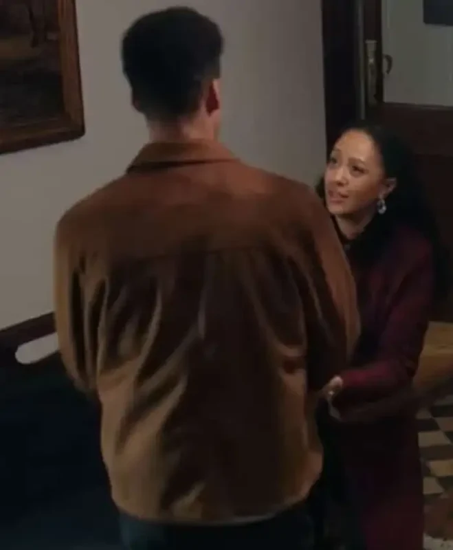 Jackson Haunted Harmony Mysteries Buried at C Brown Suede Jacket For Sale