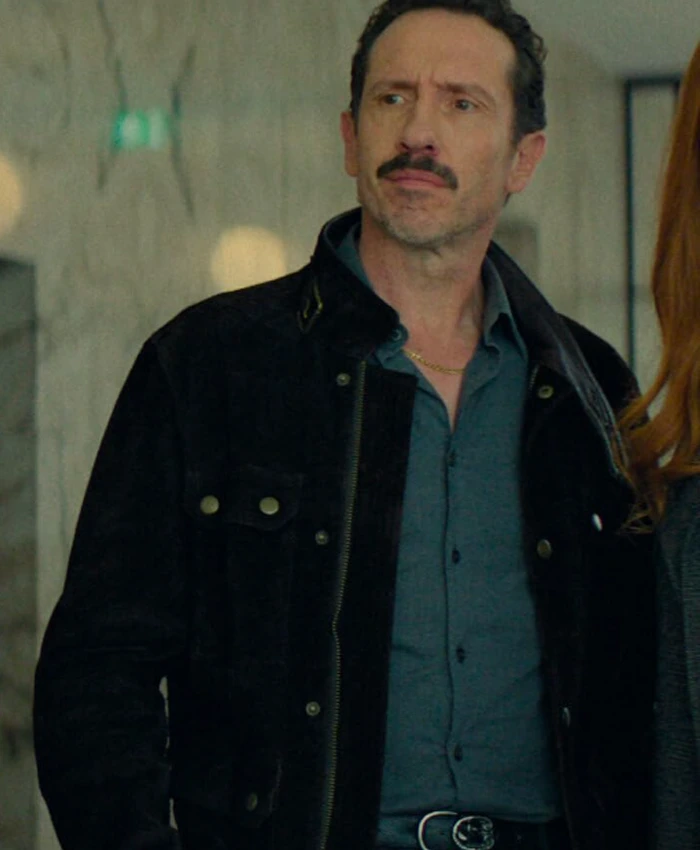 Jacob Derwig Amsterdam Empire S01 Black Suede Jacket