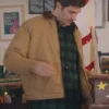 Jake Allyn Christmas on Every Page Camel Brown Jacket