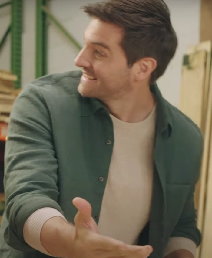 Jake Allyn Christmas on Every Page Teal Jacket For Sale