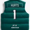 Jalen Hurts Philadelphia Eagles Off Season Puffer Vest For Sale