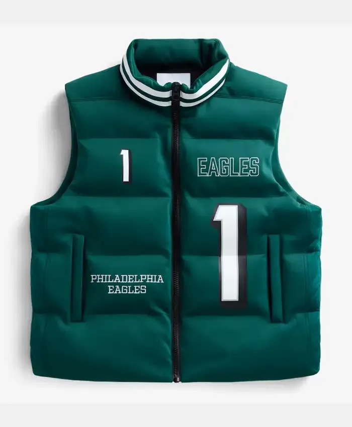 Jalen Hurts Philadelphia Eagles Off Season Puffer Vest