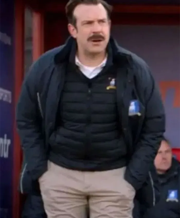 Jason Sudeikis Ted Lasso Black Jacket For Sale