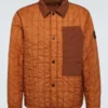 Jay Ellis All Her Fault TV Mini Series Colin Dobbs Burnt Orange Quilted Jacket