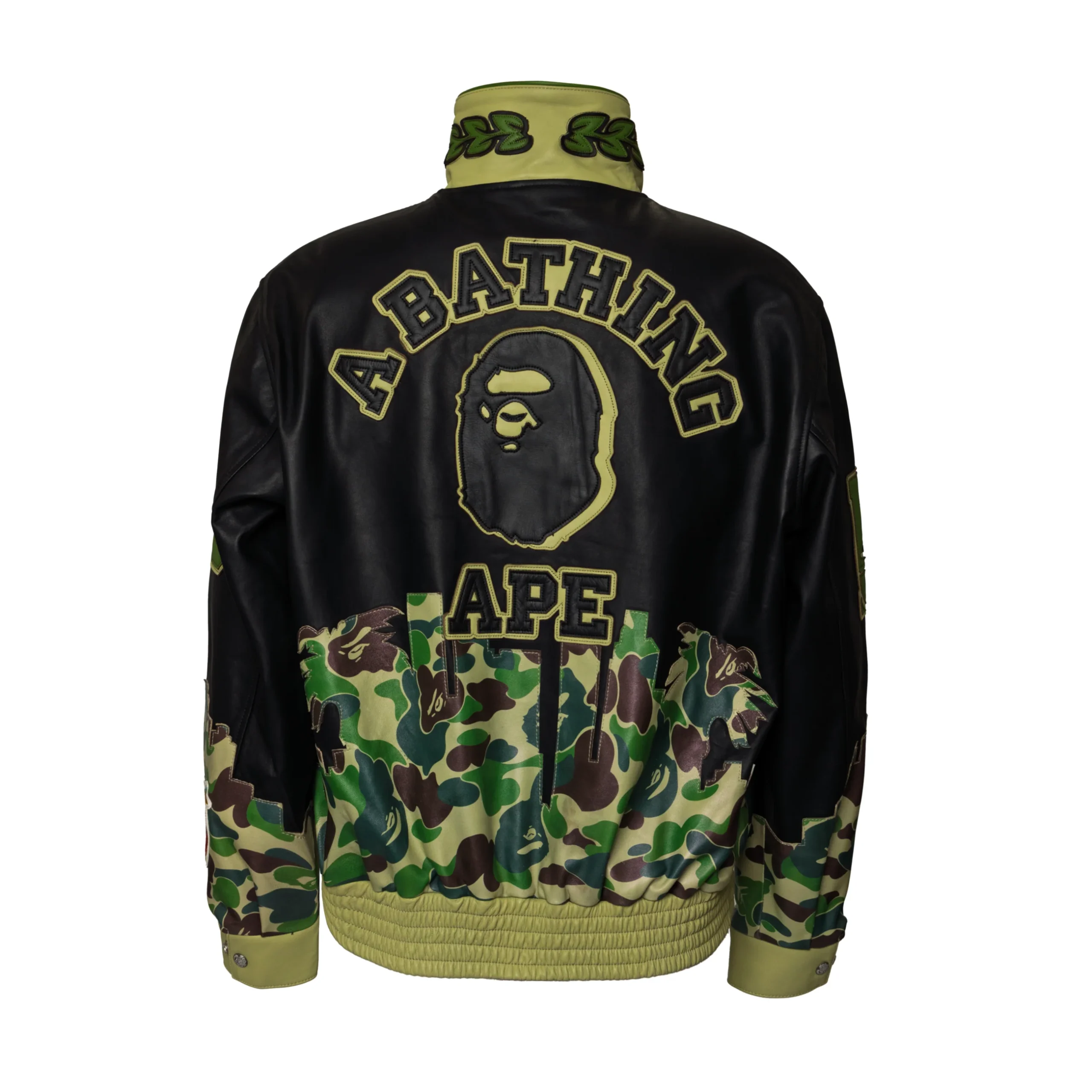 Jeff Hamilton x BAPE A Bathing Ape Leather Jacket