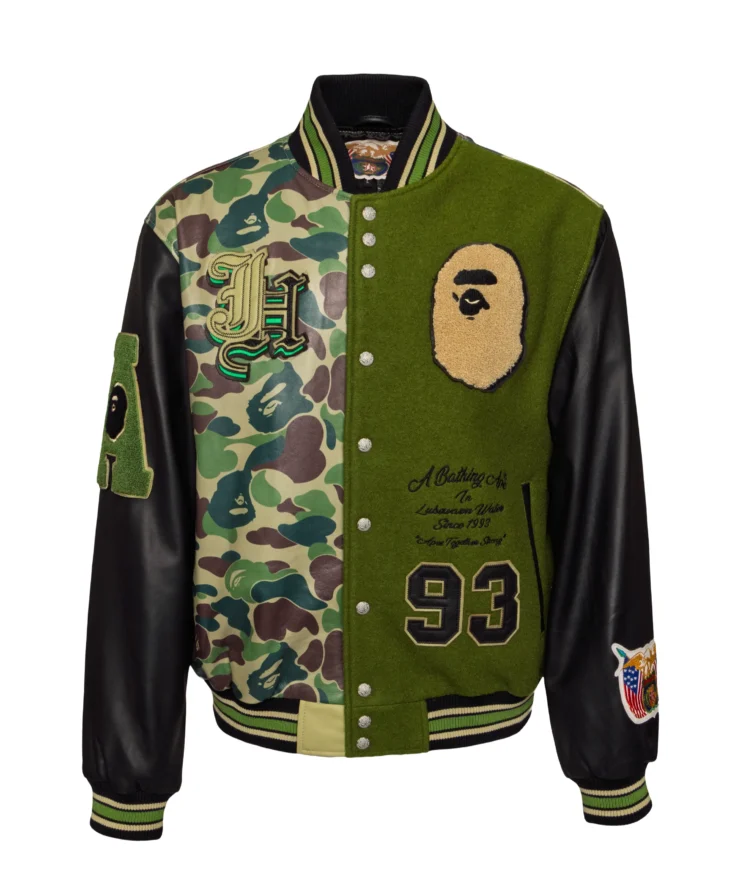 Jeff Hamilton x BAPE Wool Varsity Jacket