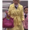 Jenny Humphrey Gossip Girl S01 Yellow Trench Coat For Sale