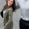 Jessica Camacho Countdown S01 Green Cotton Jacket For Sale