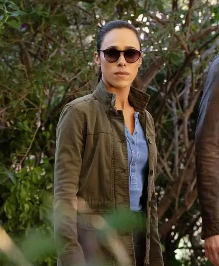 Jessica Camacho Countdown S01 Green Cotton Jacket