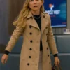Jessica Capshaw 9-1-1 Nashville Beige Cotton Coat