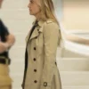Jessica Capshaw 9-1-1 Nashville Beige Cotton Coat For Sale