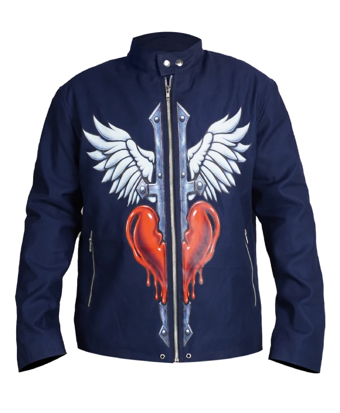Jon Bon Jovi Stage Performance Blue Jacket