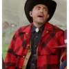 Jonathan Bennett Finding Mr Christmas S02 Red Plaid Jacket