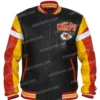 Kansas City Chiefs Black Leather Varsity Jacket