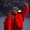 Kanye West Donda Red Puffer Jacket For Men And Women