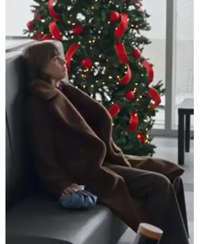 Kate Cooper Merry Christmas Ted Cooper Sherpa Coat