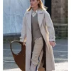 Kate Winslet Goodbye June Beige Trench Coat For Sale