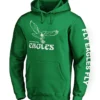 Kelly Green Eagles Pullover Hoodie