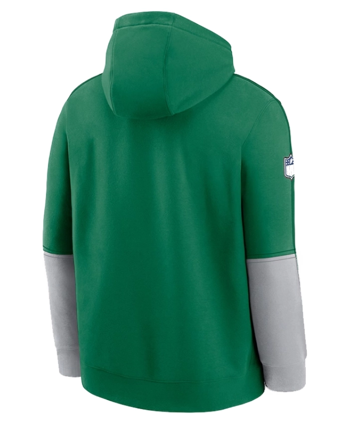 Kelly Green Philadelphia Eagles Green Pullover Hoodie For Sale