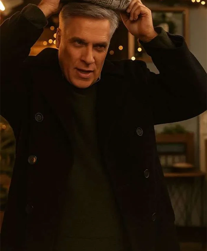 Kelsey Grammer The Christmas Ring Black Coat