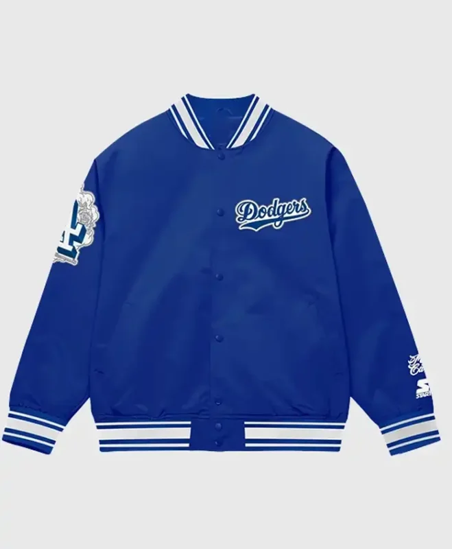 LA Dodgers X Mister Cartoon X Starter Bomber Jacket