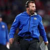 LA Rams 2025 Coach Sean McVay Blue Hooded Jacket